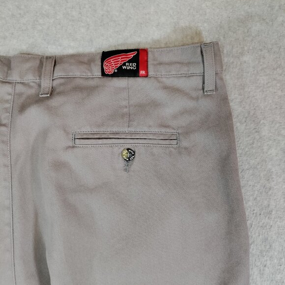 Red Wing FR Pants Mens 42x30 Gray Reflective Bands Tencel Aramid NFPA 2112 HR2 - Picture 3 of 11